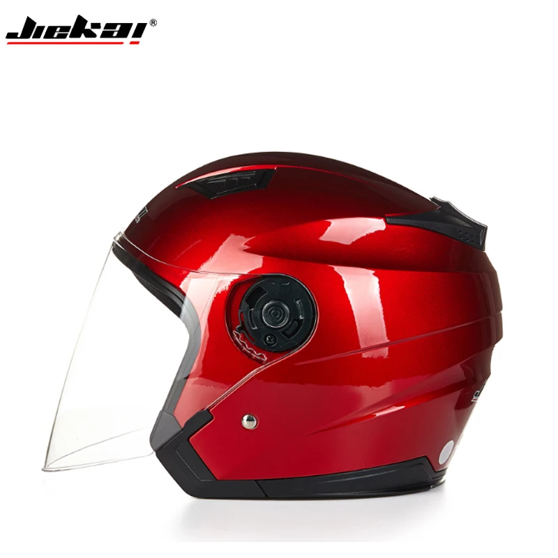 Шлем JIEKAI moto rcycle с открытым лицом винтажные гоночные мотоциклетные шлемы двойным