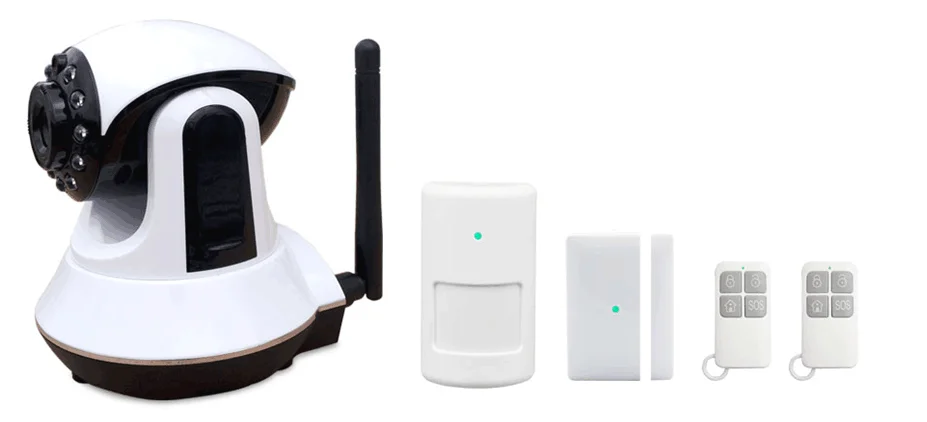 433 МГц 2MP Wifi ip-камеры/3G сигнализация 2 в 1 домашний P2P мобильный телефон/ПК удаленный