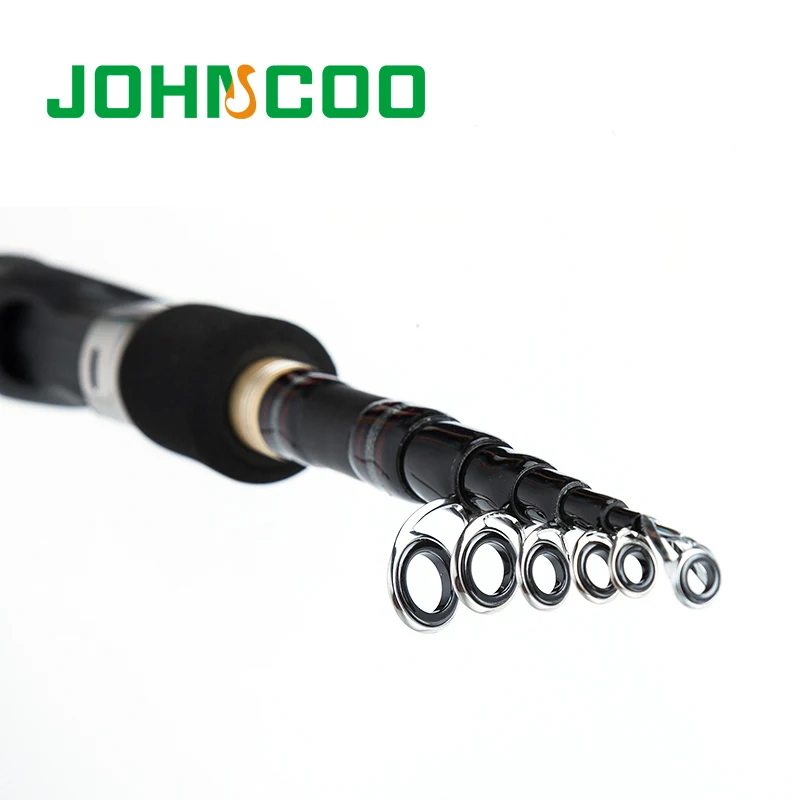 Комплект телескопической удочки для литья JOHNCOO с 9 + 1BB катушка морской рыбалки 1 8