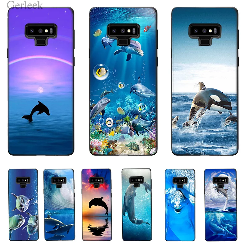 Чехол для телефона Ocean Dolphin Dance And Jumping Galaxy A5 A6 Plus 2017 A8 2018 Note 8 9 | Мобильные телефоны и