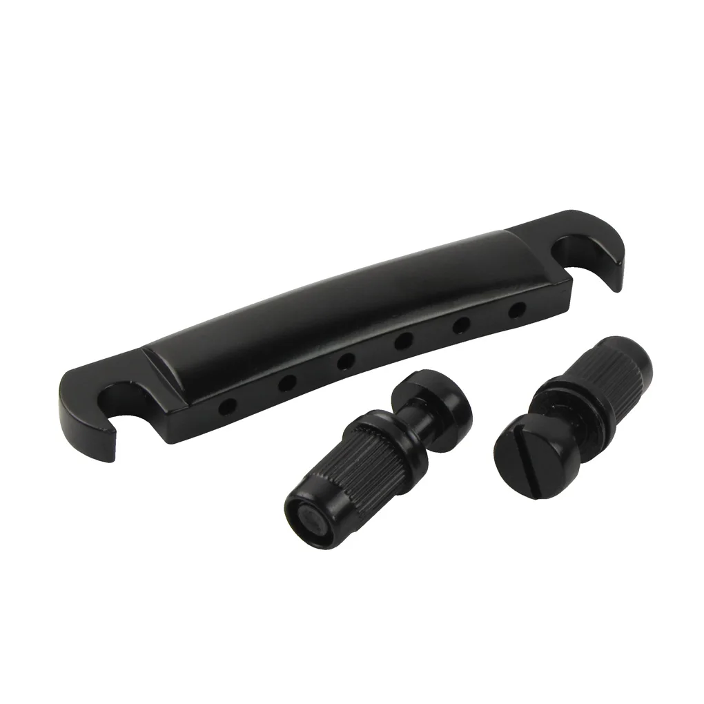 Черный Струнодержатель для гитары FLEOR Tune O Matic детали в стиле LP|guitar tailpiece|tailpiece guitarfor