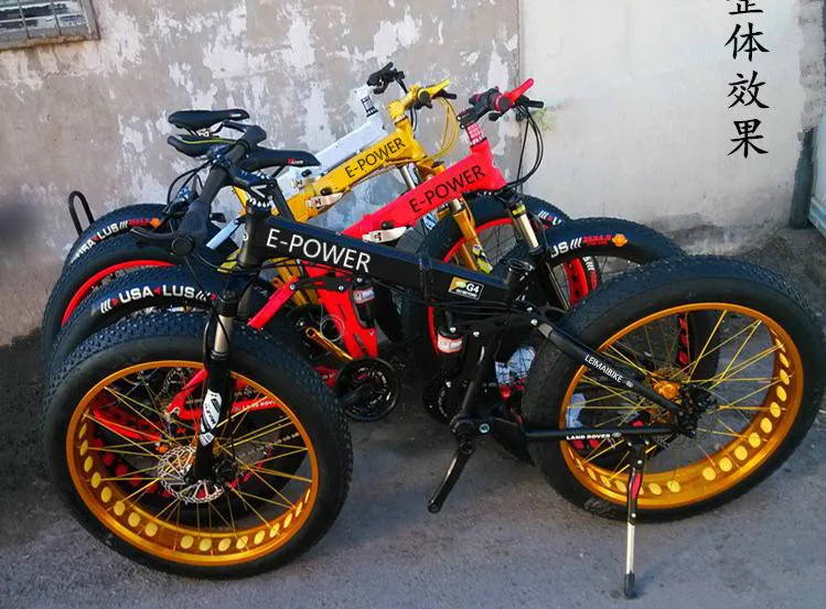 Kalosse 26*4 0 шины полный подвесной толстый велосипед горный для снега женщин 21/24/27/30