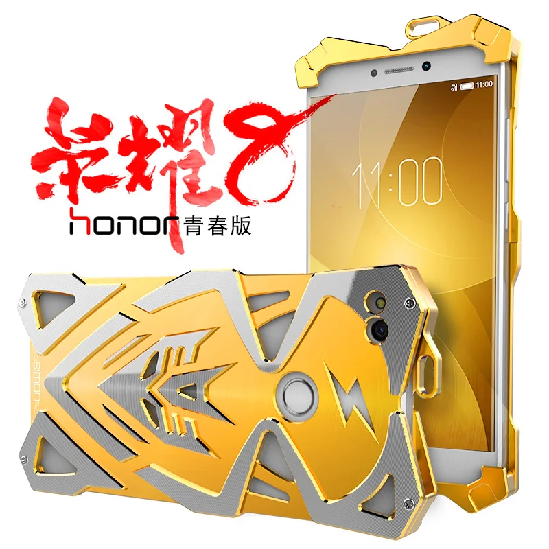 Чехол Zimon из авиационного алюминия с прочной защитой для huawei Honor 8 Lite/huawei P8 Lite P9 Lite huawei GR3