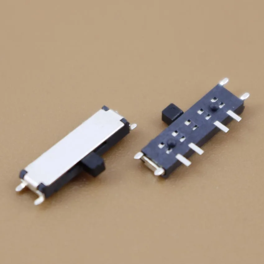 3 позиционный 8 контактный слайдер YuXi DPDT Mini SMD SMT|switch switch|switch slideswitch dpdt |