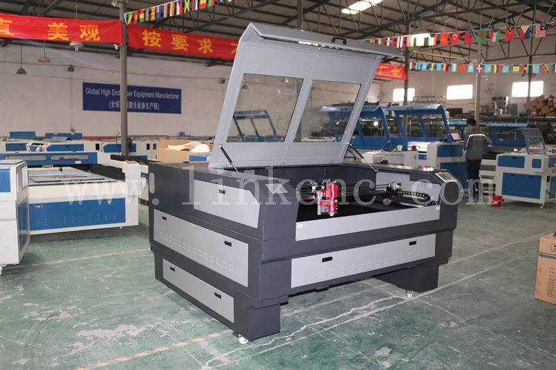 Лазерная резка гравировальный станок для металла дерева бумаги кожи/металла