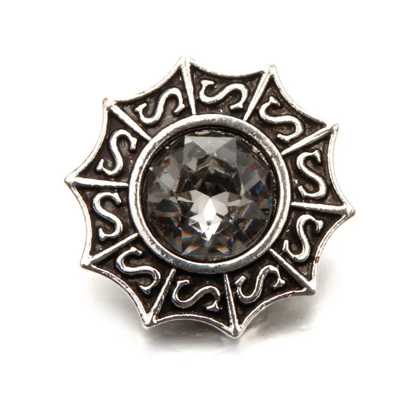 10pcs/lot High Quality Colours Laciness Rhinestone 18mm Metal Snap Button Charm Styles Snaps Jewelry | Украшения и аксессуары