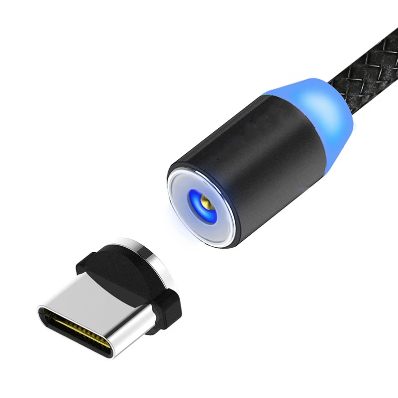 Магнитный кабель Micro Usb Type C адаптер для быстрой зарядки телефона Microusb магнитное
