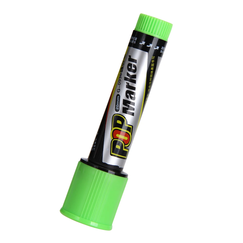 Genvana Pop Marker 30mm 4pcs/lot Flat Tip Pen for Poster Advertising Promotion School & Office Supplies|markers marker|marker penmarkers school |