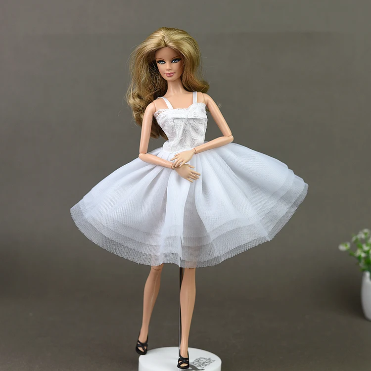 2017 новое белое платье балетная юбка вечернее модная одежда для 1/6 Xinyi FR кукла