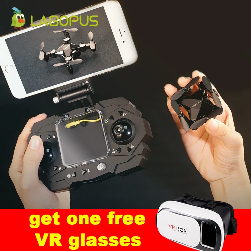 Lagopus 901H Мини Дрон и VR очки RC Квадрокоптер WIFI 640P с камерой HD 3D складной высокой