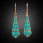 Винтажные Роскошные висячие серьги золотого и серебряного цвета, висячие серьги для женщин, новинка 2020, модные трендовые серьги, ювелирные изделия, аксессуары