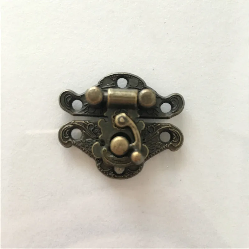 Специальный малые коробки упаковки пряжки античный деревянный замок подарочной