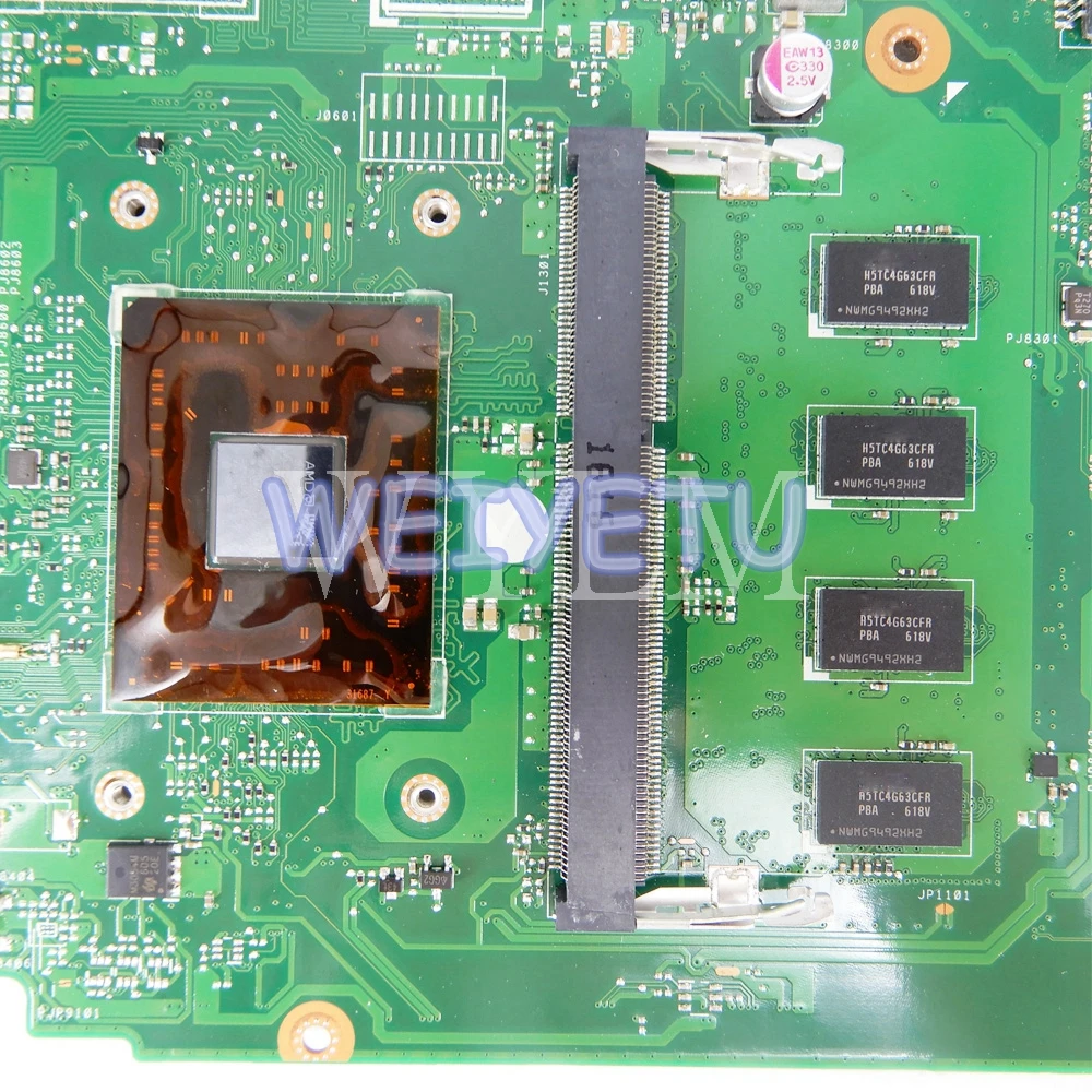 X555YA MB. _ 4G/A4-7210/A6-7310CPU/AS материнская плата для ASUS X555Y X555YI X555D A555D X555DG ноутбука 90NB09C0-R00020