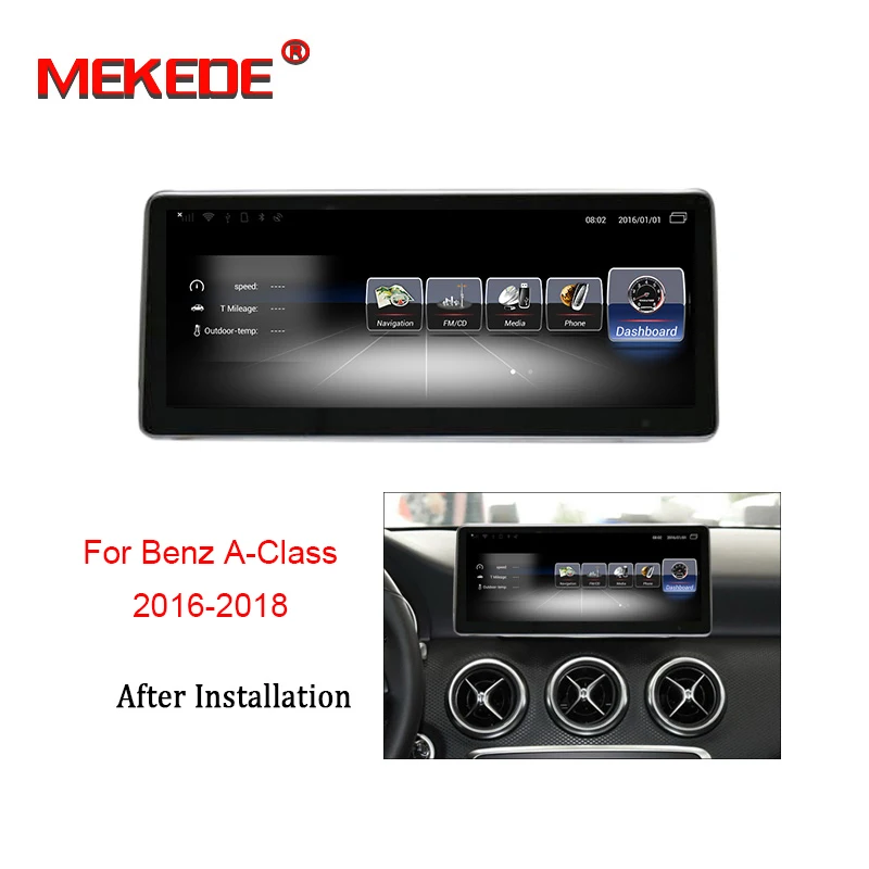 MEKEDE 3G RAM 32G ROM Android 7.1 4G LTE car multimedia player for Mercedes Benz A Calss W176 2016 2017 GPS Navigation radio | Автомобили