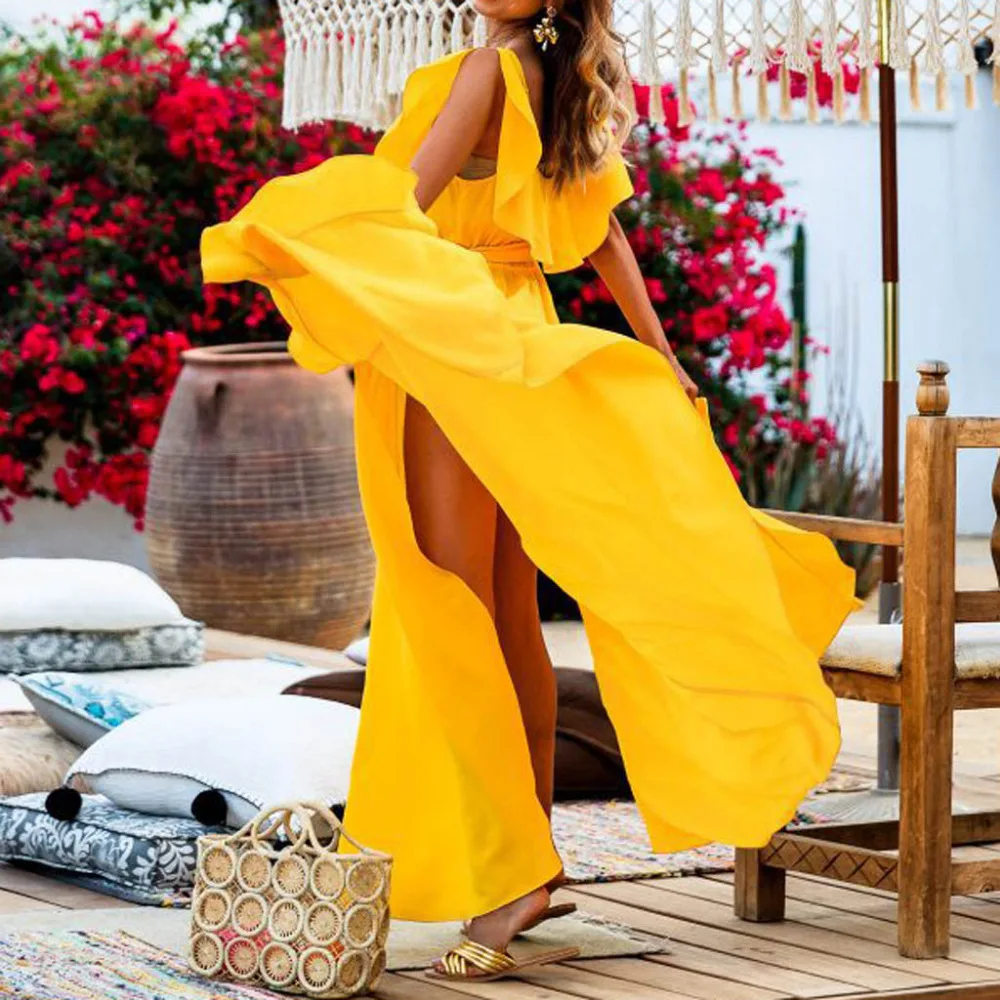 Vestidos de mujer летняя одежда для женщин модное женское сексуальное однотонное платье