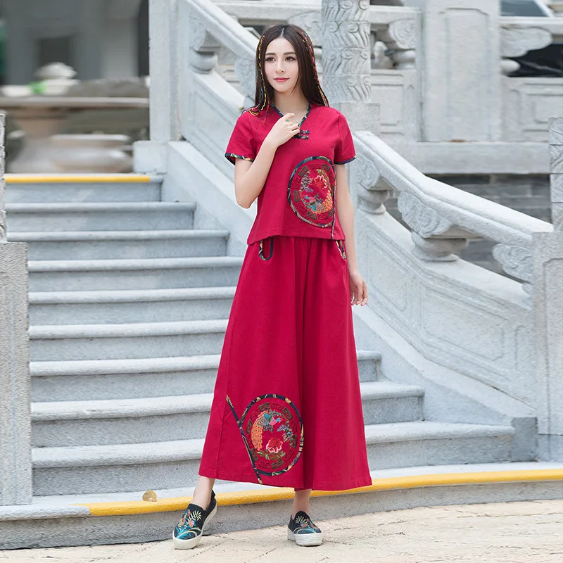 Традиционная китайская одежда для женщин cheongsam Топ воротник-стойка Женские топы