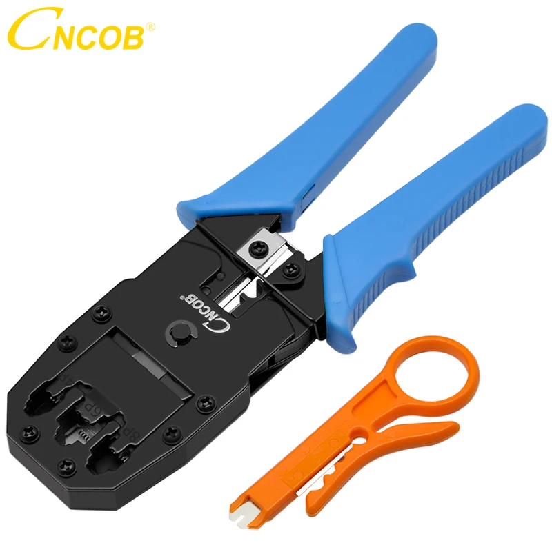 CNCOB кабельный обжимной инструмент 3 в модульный для crts полосок и обжимов 8P8C/RJ-45