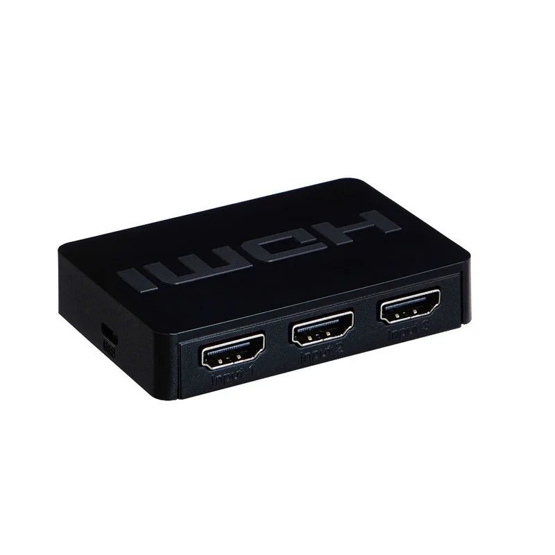Мини HDMI Совместимость коммутатор 3 Порты и разъёмы концентратор Box
