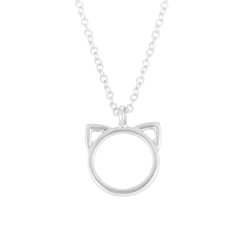 Модное ювелирное изделие Purrfection кошачьими ушками сплав короткое ожерелье с