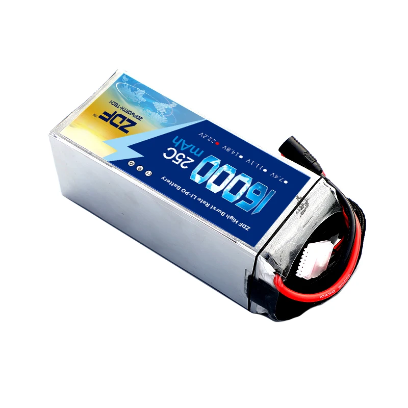 ZDF 2 шт. Lipo 6S 22 в 16000 мАч 25C для вертолета дрона квадрокоптера самолета автомобиля