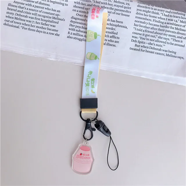 Duffy Bear Crayon Shinchan Flowers Pattern For Camera Mobile Phone Lanyard Neck/Wrist Strap Keys Chain - Цвет: 87