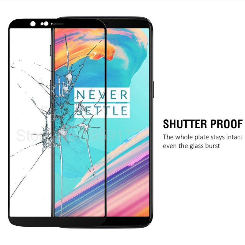 Для Oneplus 5T стекло 5t Закаленное пленка 1 + полное покрытие защита экрана для OP 2.5D 6 01
