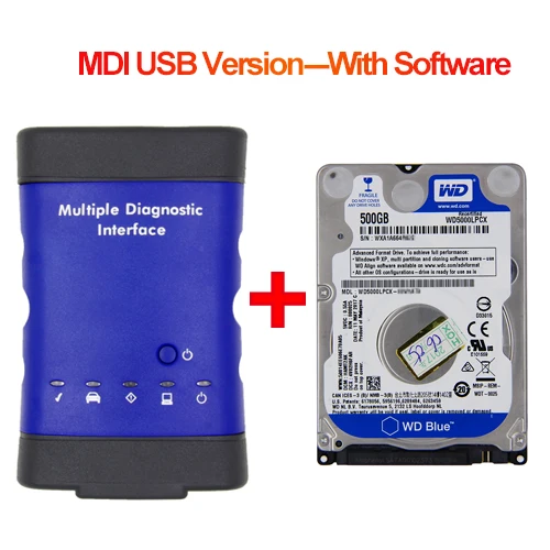 V2019.04 для GM MDI несколько wifi/USB OBD OBD2 диагностический инструмент mdi сканирующий инструмент с многоязычным obd 2 Авто сканер как vxdiag - Цвет: USB WITH Software