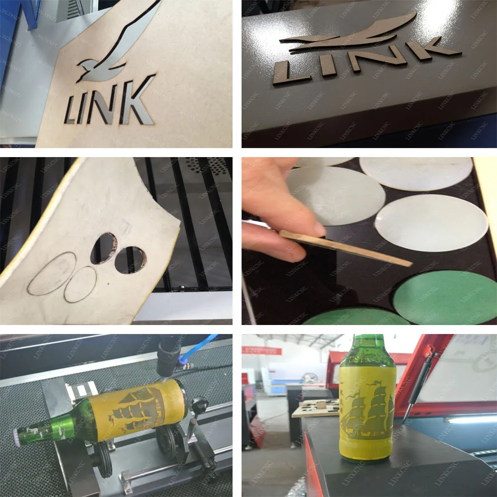 Лучшая цена JNLINK CO2 лазерная машина бумажная кожа cnc резка акриловое стекло для