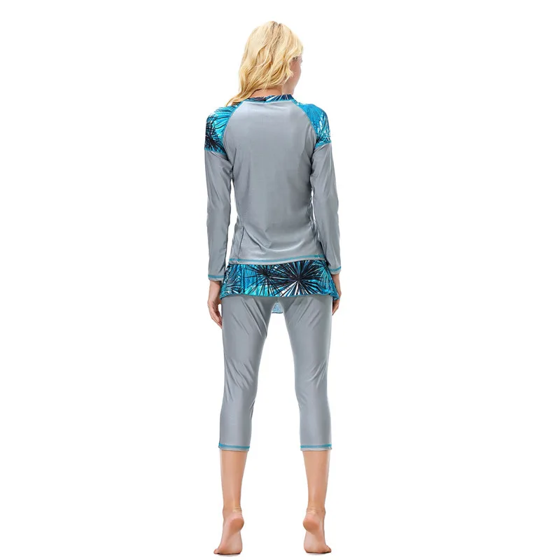 Женский купальник с длинным рукавом мусульманский стиль|Мусульманская одежда| |