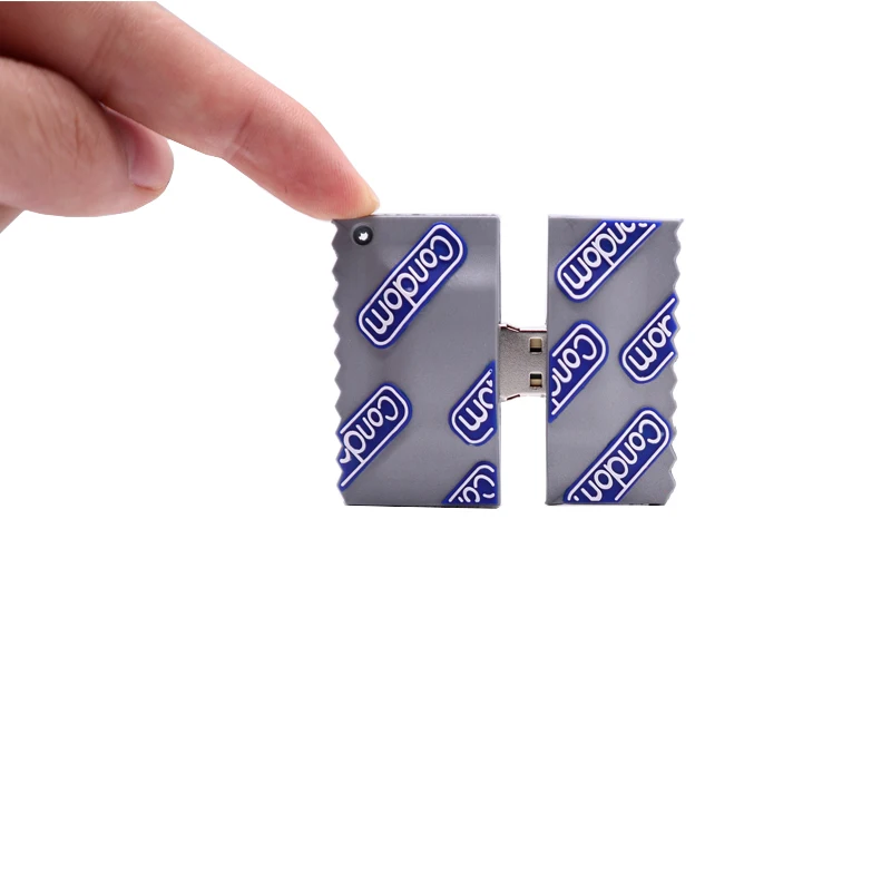 Мини USB флэш- накопитель мультяшный Забавный кондом usb- 4 ГБ 8 16 32 64 128 флэш - карта