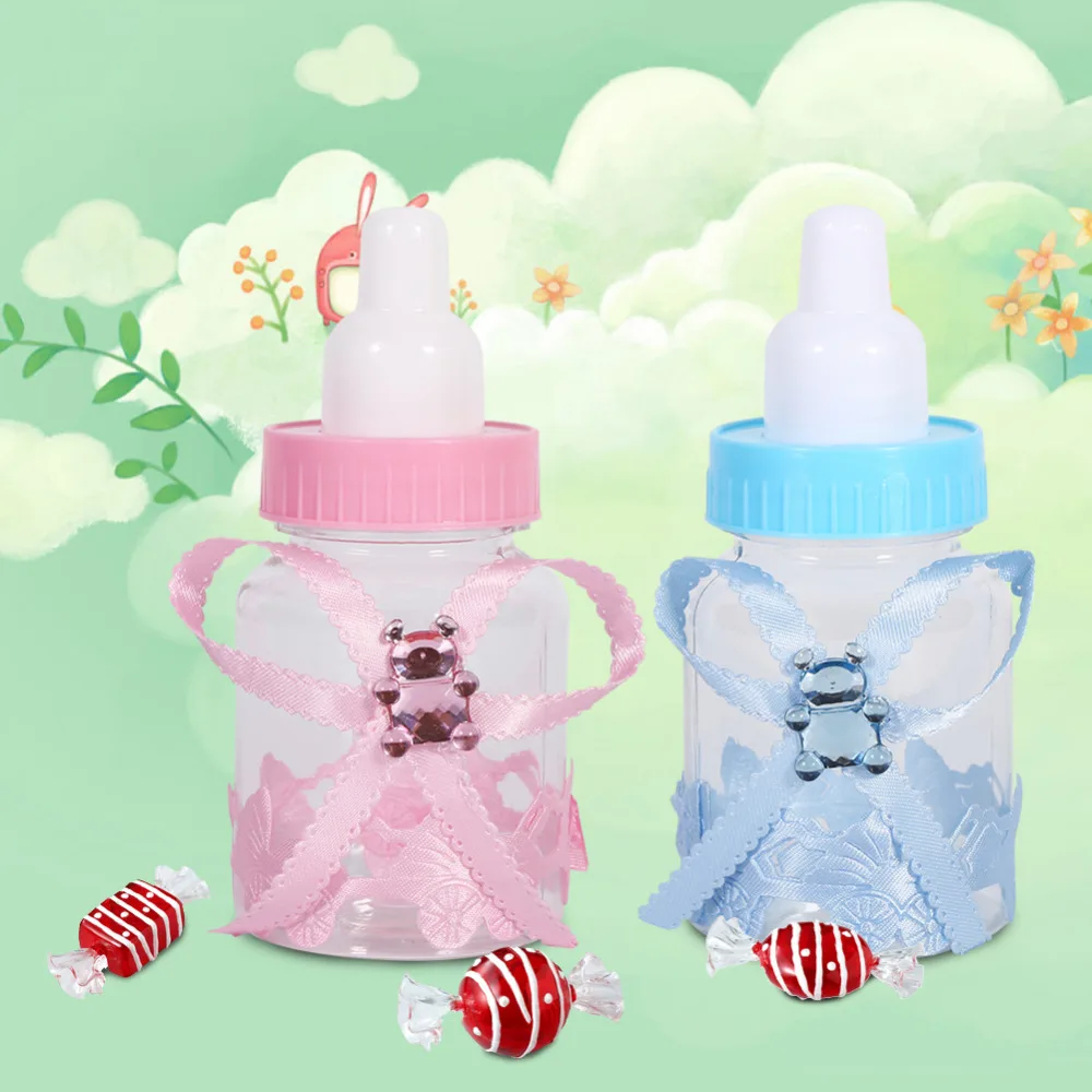 50 шт. розовые/синие Бутылочки для крестин|gift favor|bottle bottlegift gifts |
