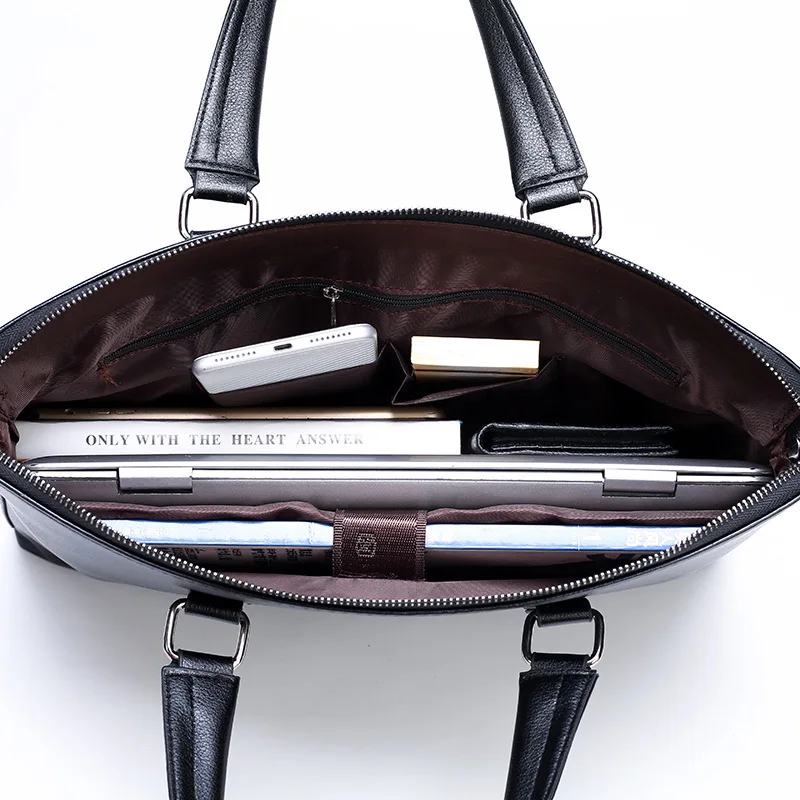 Сумка-мессенджер мужская кожаная для ноутбука в винтажном стиле |