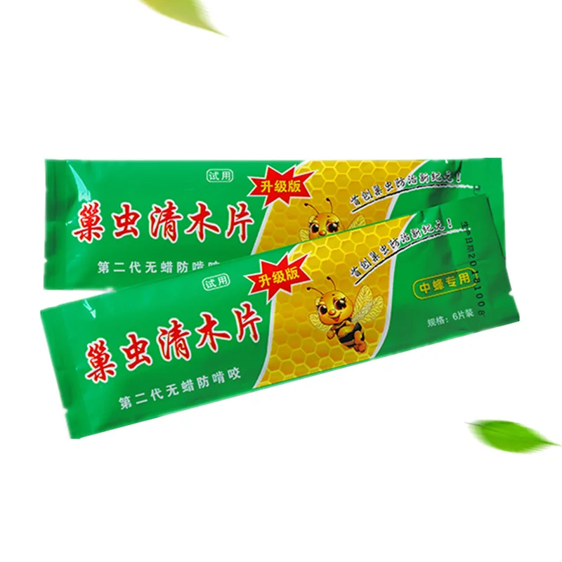 Висячие полоски для пчел из чистого дерева эффективный пчеловодский гнезд белые