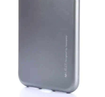 grey Mercury Goospery i-Jelly ТПУ чехол На Бампер Тонкий металлик чехол для iPhone 5 5S SE 6 6s 7 8 Plus X XS XR MAX 11 11PRO 11 PRO MAX - Цвет: grey