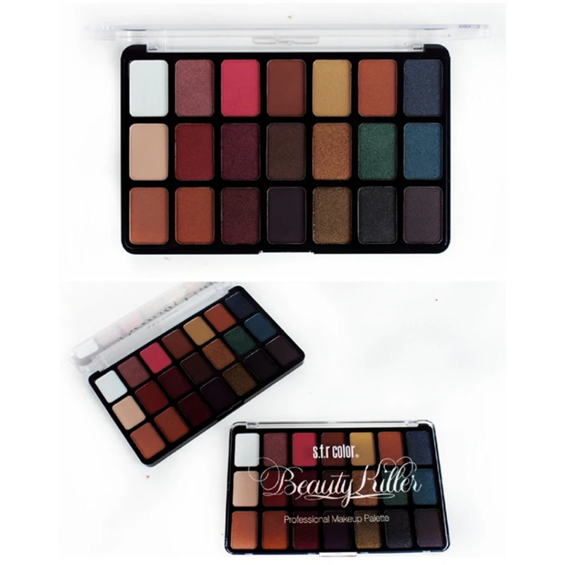 21 цвет блестящие тени для макияжа Pallete матовые тени для век Палитра мерцающий блеск алмазные тени для век порошок пигмент косметика