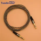 Новый высококачественный аудиокабель AUX с разъемом 3,5 мм на 3,5 штекер-штекер стерео посеребренный кабель для усилителя наушников Автомобильный MP3 DVD