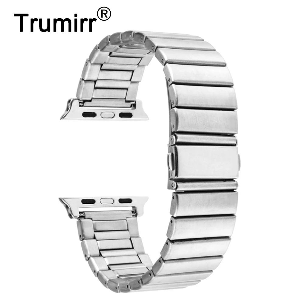 Ремешок из нержавеющей стали для iWatch Apple Watch Sport Edition 38 мм ремешок на запястье