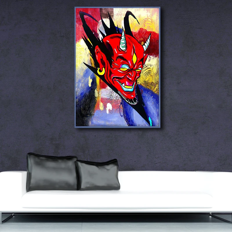 OUYIJIA мультфильм 5D DIY алмазы картина маслом Devil Demon вышивка мозаика стразы