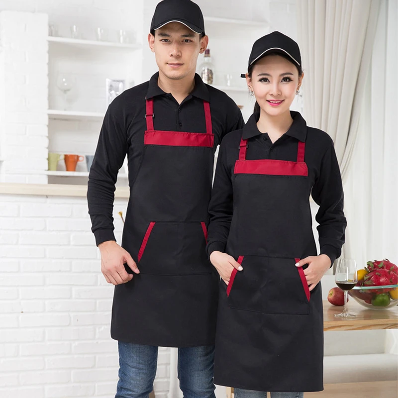 Кухонный Фартук унисекс для ресторана регулируемый половинчатый взрослых шеф