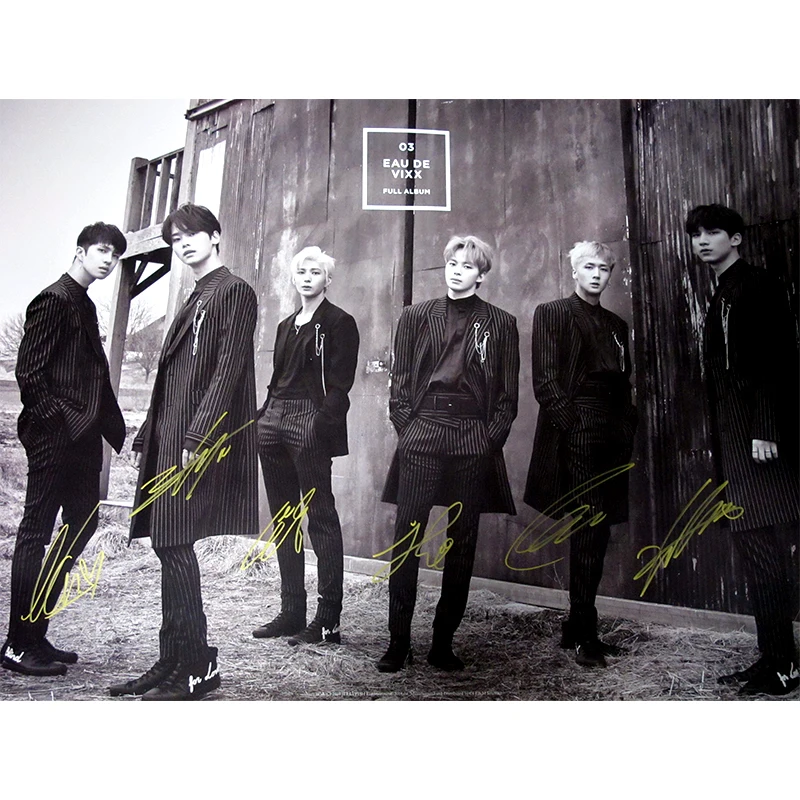 K POP подписанный VIXX autographed 3nd альбом EAU DE CD + photobook 052018|Открытки и приглашения| |
