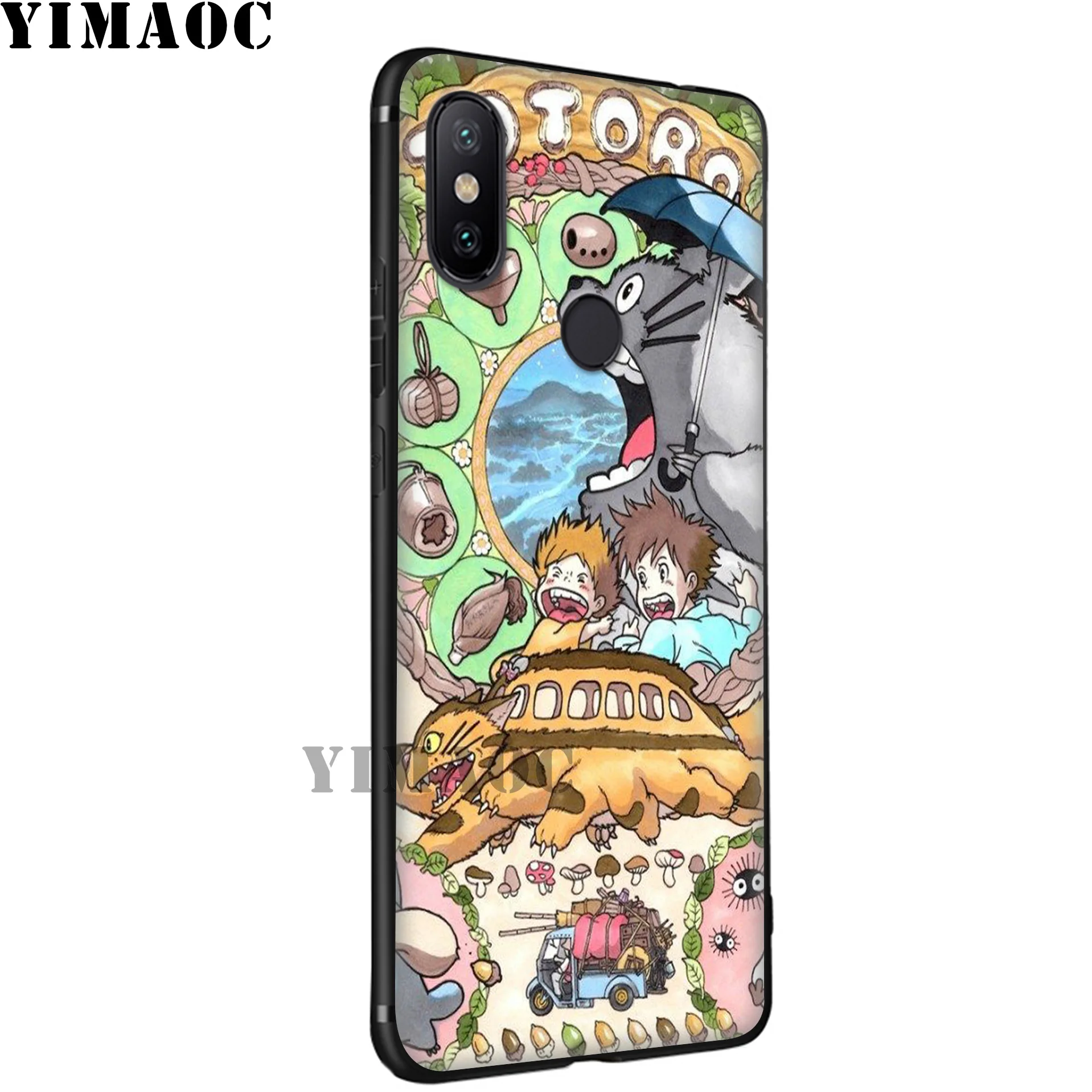 YIMAOC My Neighbor Totoro Soft Case for Xiaomi Mi 9T 9 8 Se 6 MAX 3 A1 A2 Lite MiA1 MiA2 CC9E CC9 6X 5X POCOPHONE F1 |