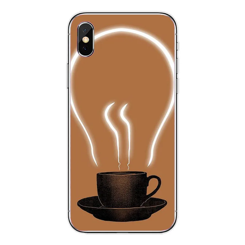 ОК но сначала кофе телефонные чехлы для iphone 7 7Plus Мягкий силиконовый чехол X 6 6s 6Plus