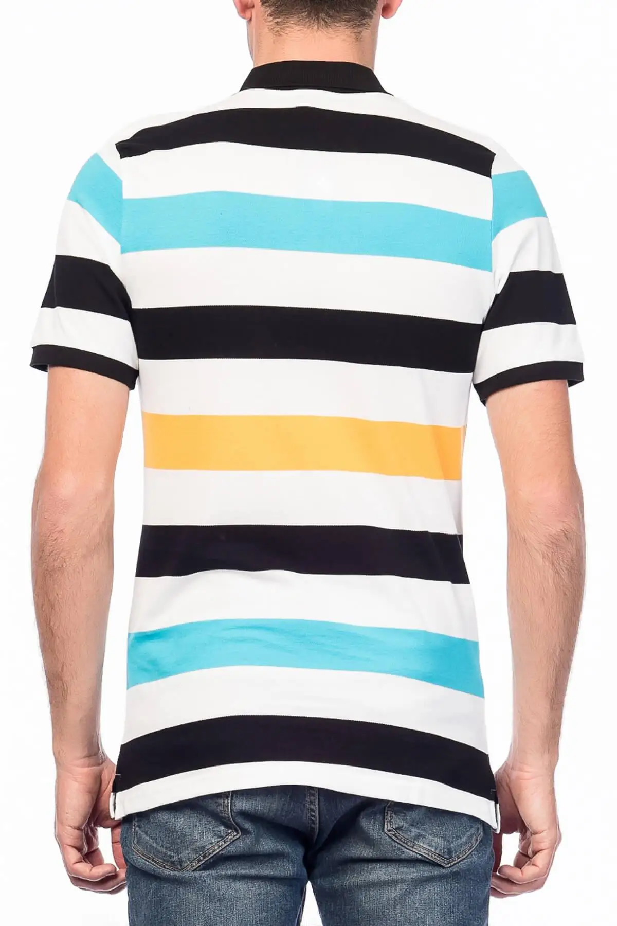 Dewberry мужской Бирюзовый воротник поло T-Shirt-2090001T8543