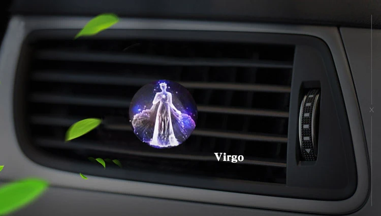Virgo 12 созвездий освежитель воздуха для автомобиля, освежитель воздуха, освежитель воздуха на выходе, автомобильный освежитель воздуха - Название цвета: Virgo