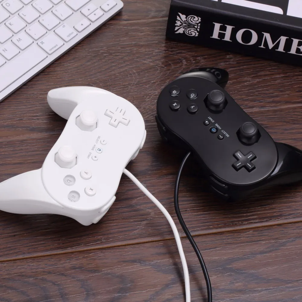 

Gamepads New Classic Wired Game Controller Gaming Remote Pro Gamepad Shock Joypad Joystick For Nintendo Wii Second-Generation