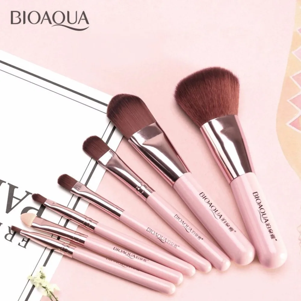 Женские кисти для макияжа BIOAQUA 7 шт./компл. профессиональные косметические лица