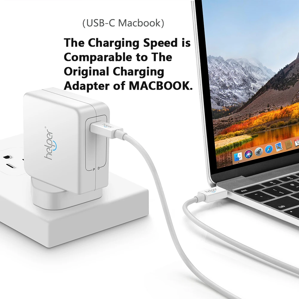 Британская вилка 30 Вт USB C настенное зарядное устройство типа быстрое совместимо