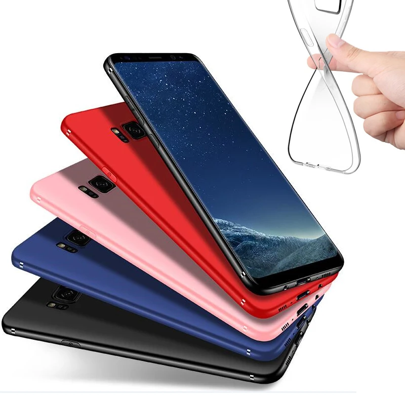 Мягкий чехол SUREHIN для Samsung galaxy Note 8 9 Note8 S10e S10 S9 S8 Plus S7 edge прозрачный силиконовый