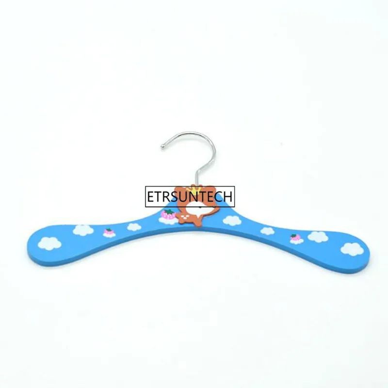 

Cartoon Animals Wooden Hanger Kids Clothes Hanger Cute Colorful Baby Children Hangers 100pcs