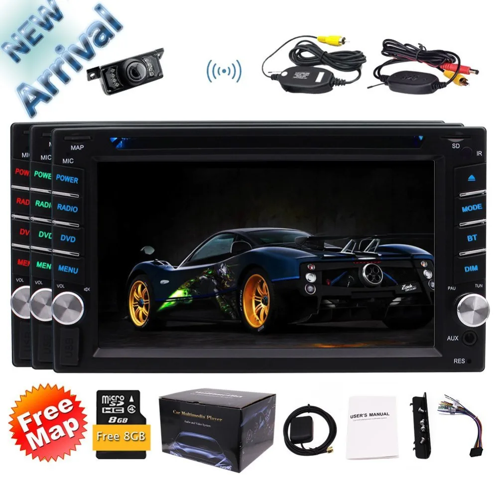 EinCar 6 2 'ƈ Din Автомобильный dvd плеер стерео радио Bluetooth gps СБ Navi In Dash головное